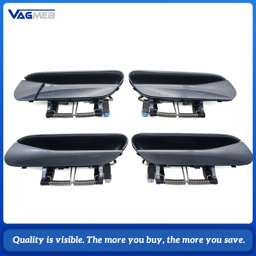 For VW ID.4 Inductive Exterior Door Handles, 1 Pair Front & 1 Pair Rear Smart Sensor Door Handle Kit