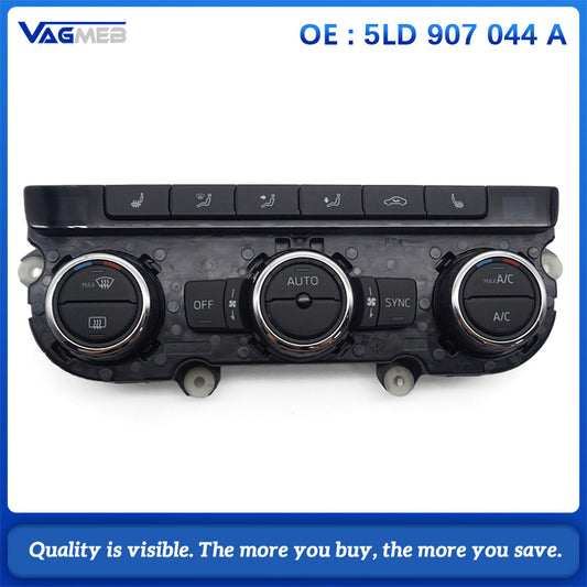 For Skoda Yeti Auto AC Heater Control Switch With Seat Heating REAR Lock OE 5LD 907 044 A