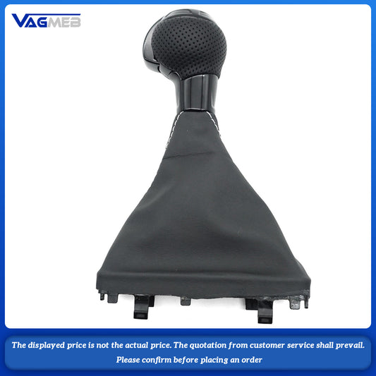 For Audi A38V Gear Shift Knob with PU Leather Gaiter Boot Cover
