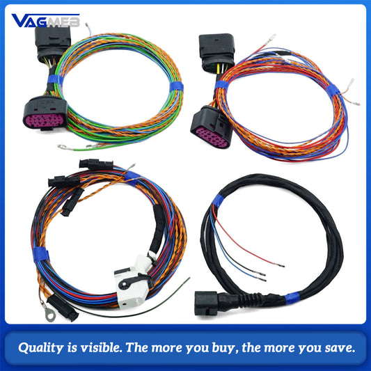 For VW Polo 6R -AFS Cable Xenon Headlight Auto Leveling Sensor Harness For Car Headlight Cornering AFS Kit