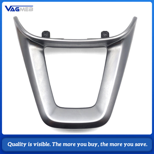 Silver Steering Wheel Logo for Audi Q5 Frame Decorative Buttons Automobile Upgrade