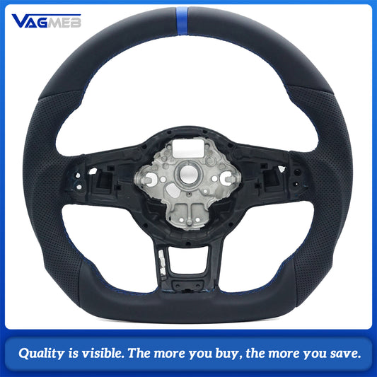 Alcantara leather steering wheel suitable for VW Golf MK7 7.5 GTI GTD GTE R Polo GTI Tiguan MK2 Passat B8 Sport steering wheel