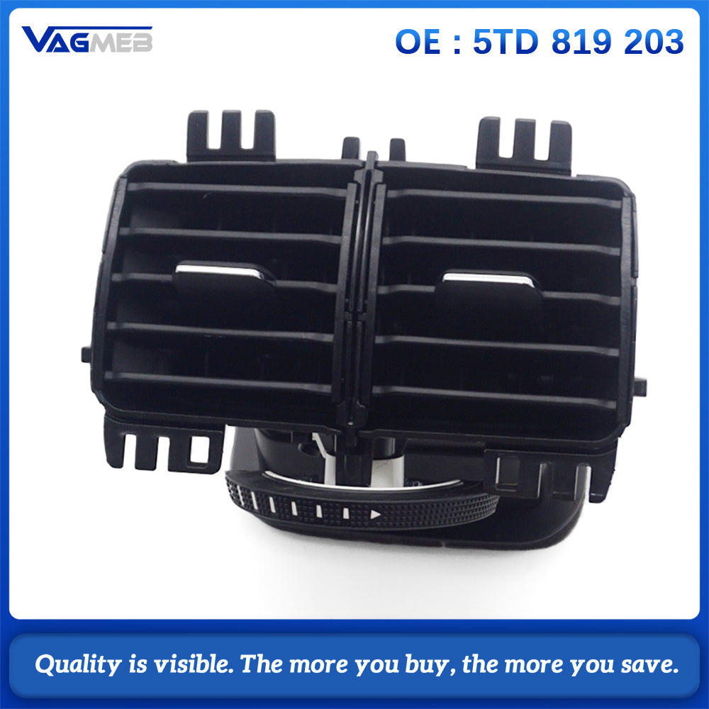 Rear Center Armrest Fresh Air Vent Outlet For VW Touran 2016 2017 2018-2020 Assembly 5TD 819 203 5TD819203 Interior Accessories