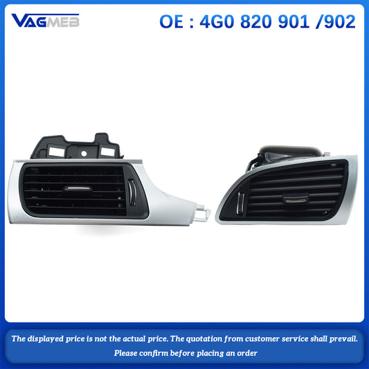 Car Interior Front Dash Center Console AC Air Vent Outlet For Audi A7 RS7 RS6 A6 C7 2011-2016  4G0 820 901 4G0 820 902
