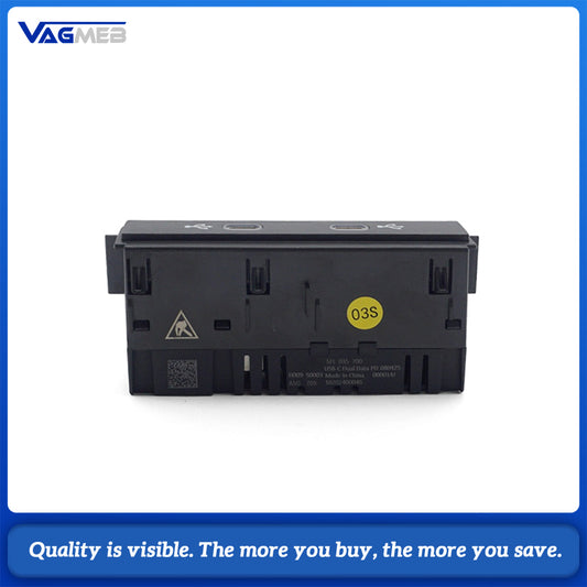 For SEAT 5FL 035 700 Dual USB-C PD Fast Charger Module Rear Armrest Outlet