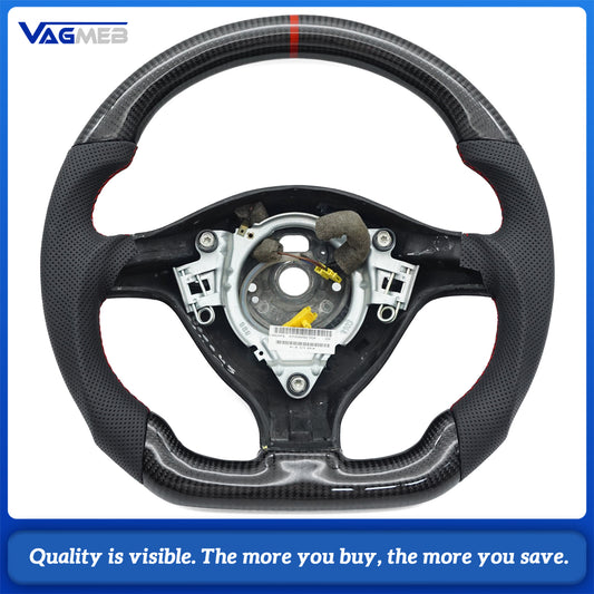 For VW Golf 4 IV Mk4 GTI 1997-2003Passat B5Seat Leon 1M MK1 Carbon Fiber Steering Wheel