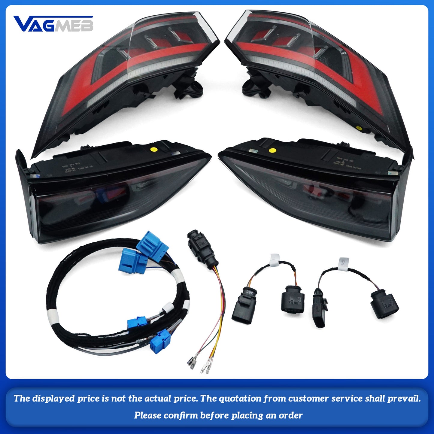 For VW Golf MK 8.5 R 2025 LED Rear Light Driving Lamp Brake Lamp Turn Signal Lamp