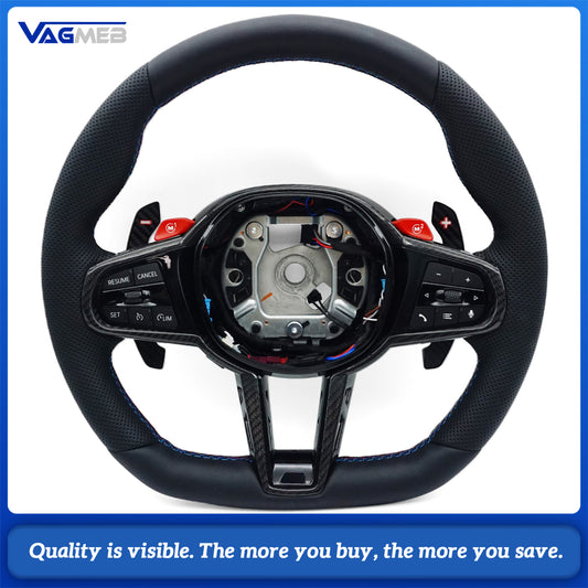 CS sport steering wheel suitable With heating function  for BMW G30 G31 G26 G03 G07 G8 G82 G81 F90 G06 G05 G20 G22