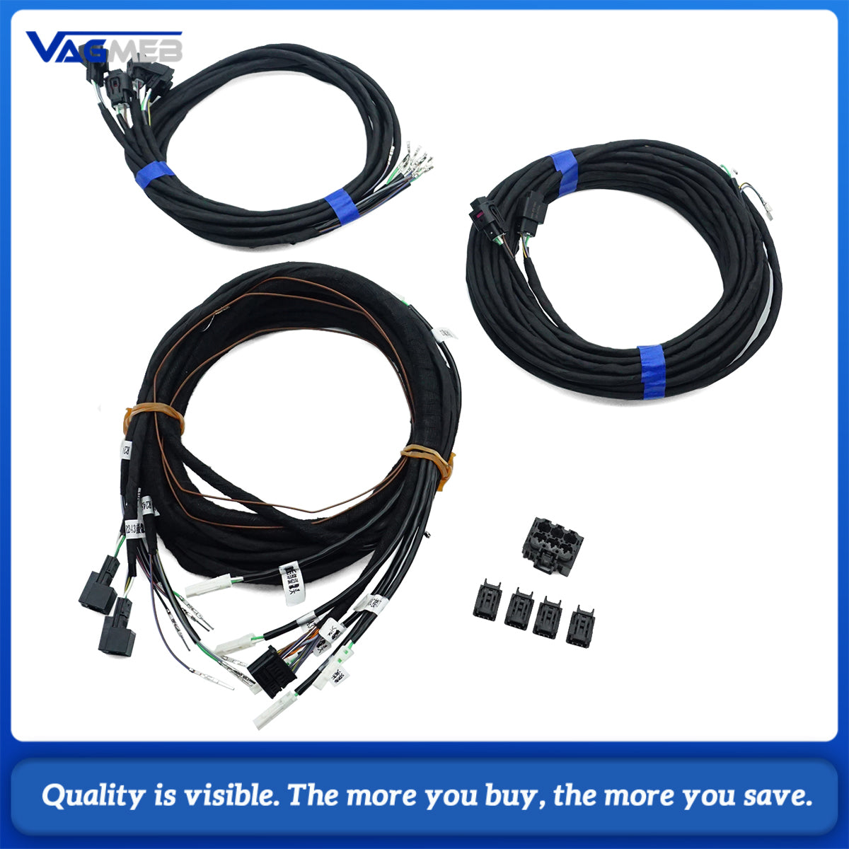 For Skoda Octavia MK4 NX 360 Area View Camera Wiring Harness Set Surround View Retrofit Cable Kit
