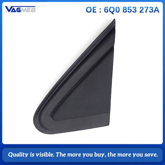 1pc/1Pair Rearview Mirror Cover Exterior Wing Triangle Rear View Mirror Trim 6Q0853273A 6Q0853274A For VW Polo 4 9N3 2006-2010