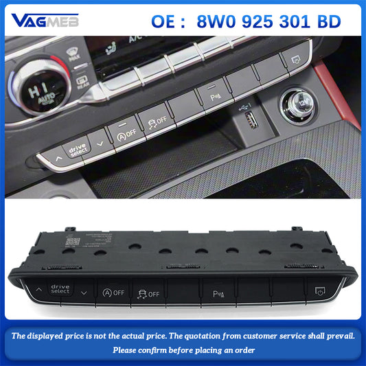 For Audi Q5 FY Good Quality Multiple Drive Select PDC Control Switch Panel 8W0 925 301 BD