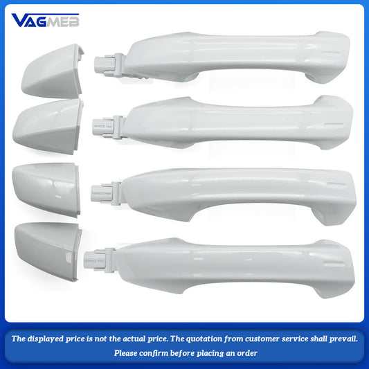 For VW Golf MK7 Inductor handle without electroplating, with white lighting strip