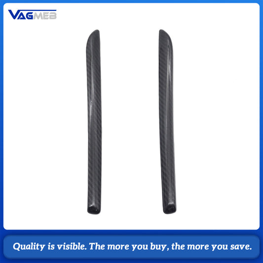 For Audi A3 8V Real Carbon Fiber Front Interior Door Decor Trim Left & Right Set