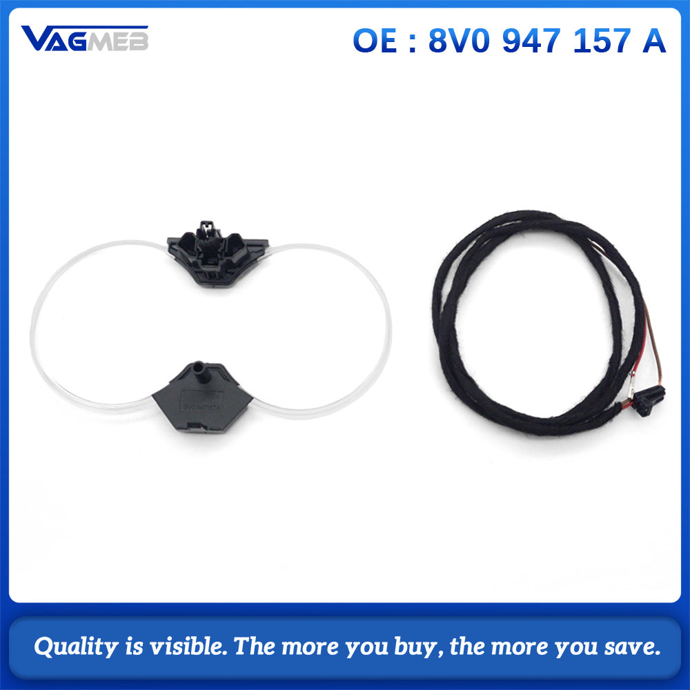 For Audi A3 S3 8V Ambient Cup holder light lights with install Harness 8V0 947 157 A