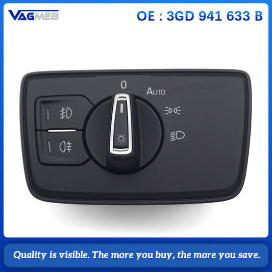 3GD 941 633 B 3GD 941 633B Head Light Switch Fog Light Switch AUTO For VW Passat B8 B8L 3GD941633B