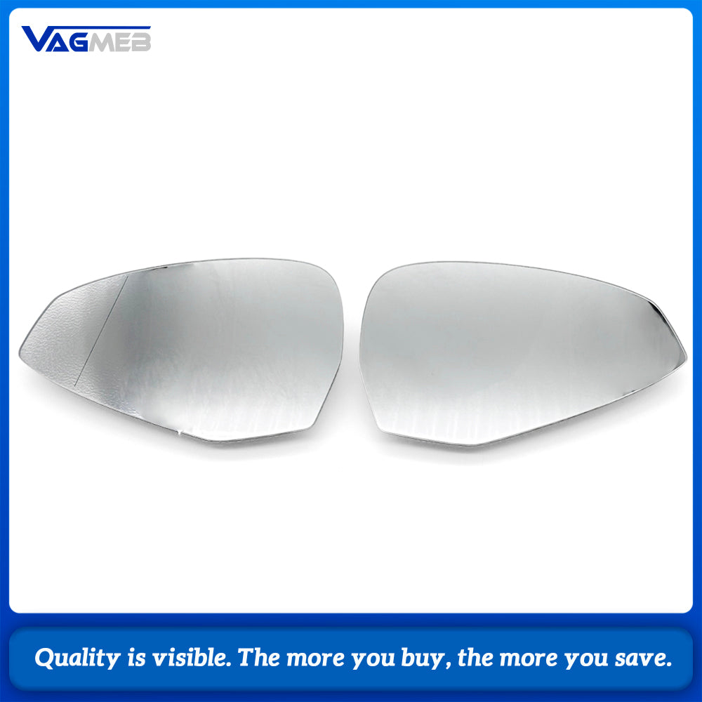 For Audi A4B9 Folded rearview mirror wide-angle lens