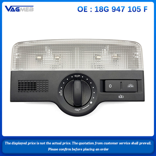 Car Interior Reading Light Assembly For VW Bora 18G 947 105 F