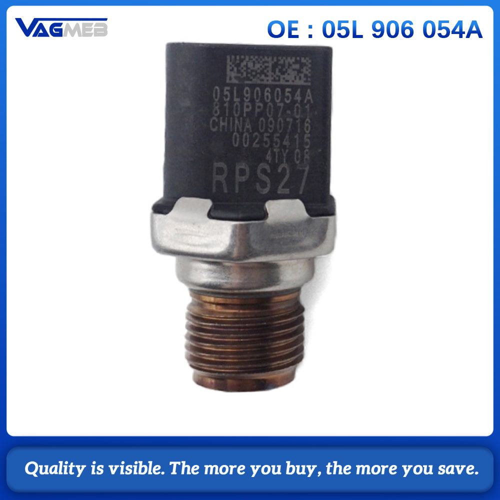 Fuel Rail Fuel Pressure Sensor OE 05L906054A For VW Audi Skoda Seat 2.0TDI DTTA DTSB DTUA Engine