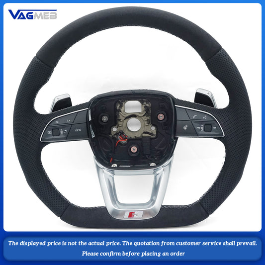 For Audi S Logo Q5 FY - Light gray trim with heated steering wheel