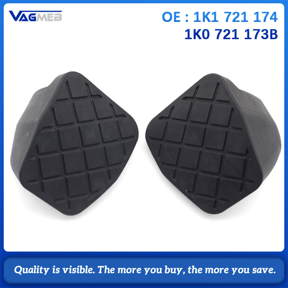 1K1721174 1K0721173B Clutch & Brake Pedal Rubber Pad for VW Passat Jetta Golf Manual Automatic Transmission Pedal Cover Kit