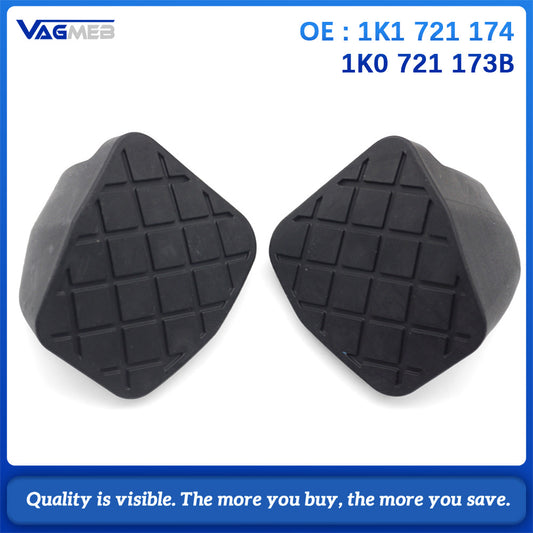 1K1721174 1K0721173B Clutch & Brake Pedal Rubber Pad for VW Passat Jetta Golf Manual Automatic Transmission Pedal Cover Kit