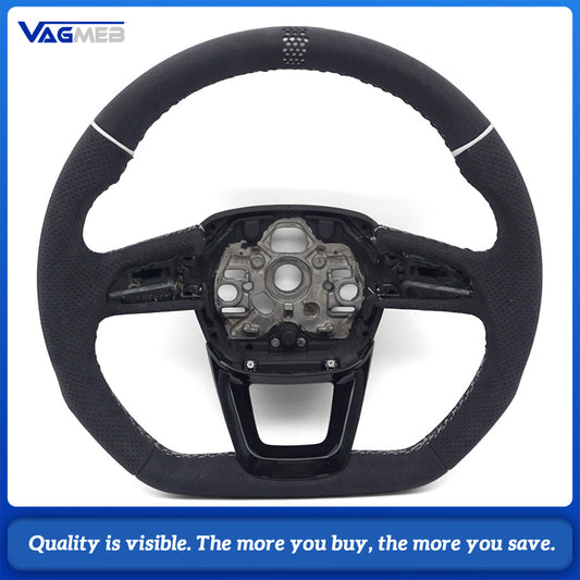The steering wheel For Audi Q3 models supports customized stitching colors for automotive accessories