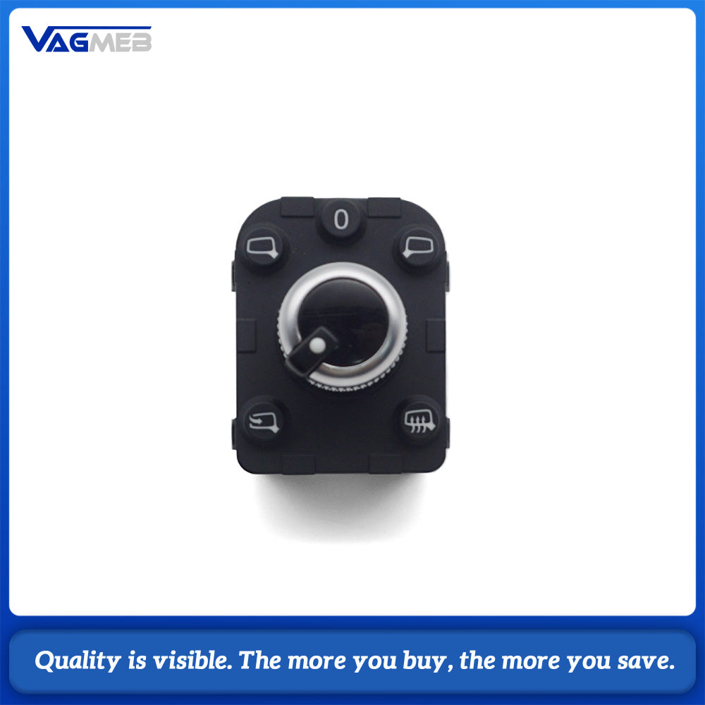 Exterior Mirror Adjust Switch Knob Button With Folding For Audi A4 S4 B9 A5 S5 Q5 Q7 4M R8 2017-2025 4M0959565Q