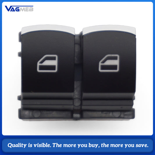 Window Control Switch Button For VW Eos Golf MK5 MK6 GTI 2 Door Scirocco Tiguan Polo 5K3 959 857 587C
