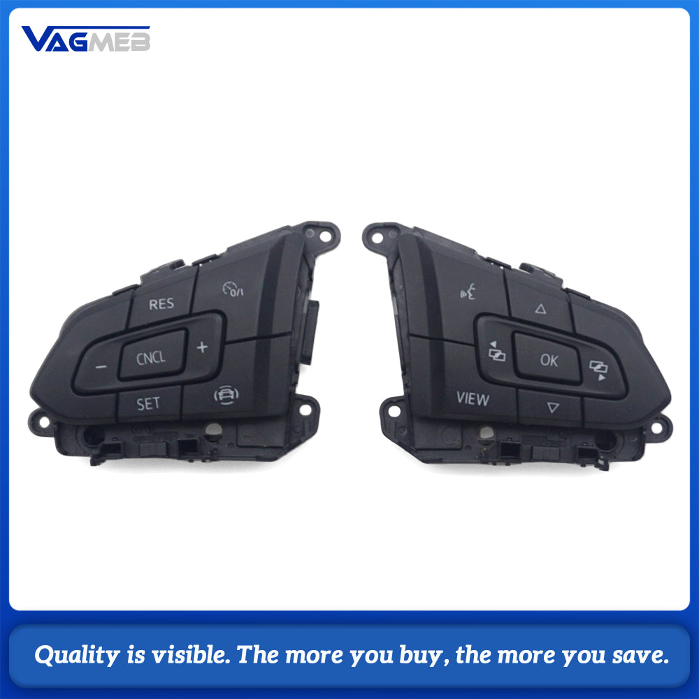Multi Functional Steering Wheel Switch Panel Button Cover For VW Golf 8 MK8 Jetta Passat B8 30D 959 442 H