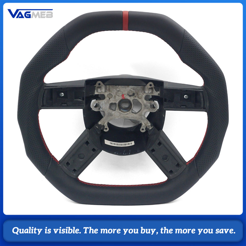 Custom perforated Leather Steering WheeI Challenger SRT8 RT8 6.1 5.7 HEMI 300c For Magnum Charger For Dodge