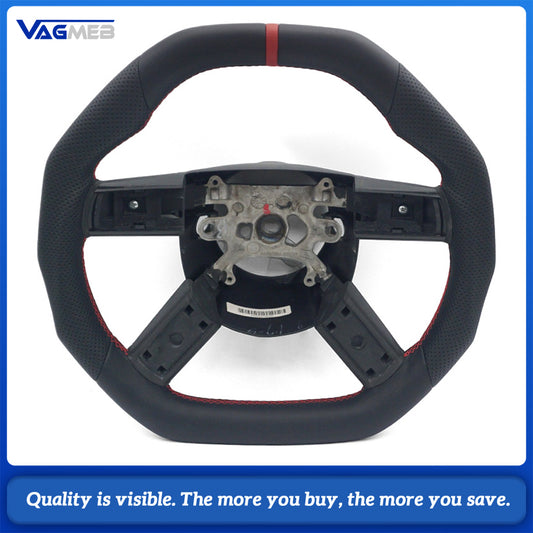 Custom perforated Leather Steering WheeI Challenger SRT8 RT8 6.1 5.7 HEMI 300c For Magnum Charger For Dodge