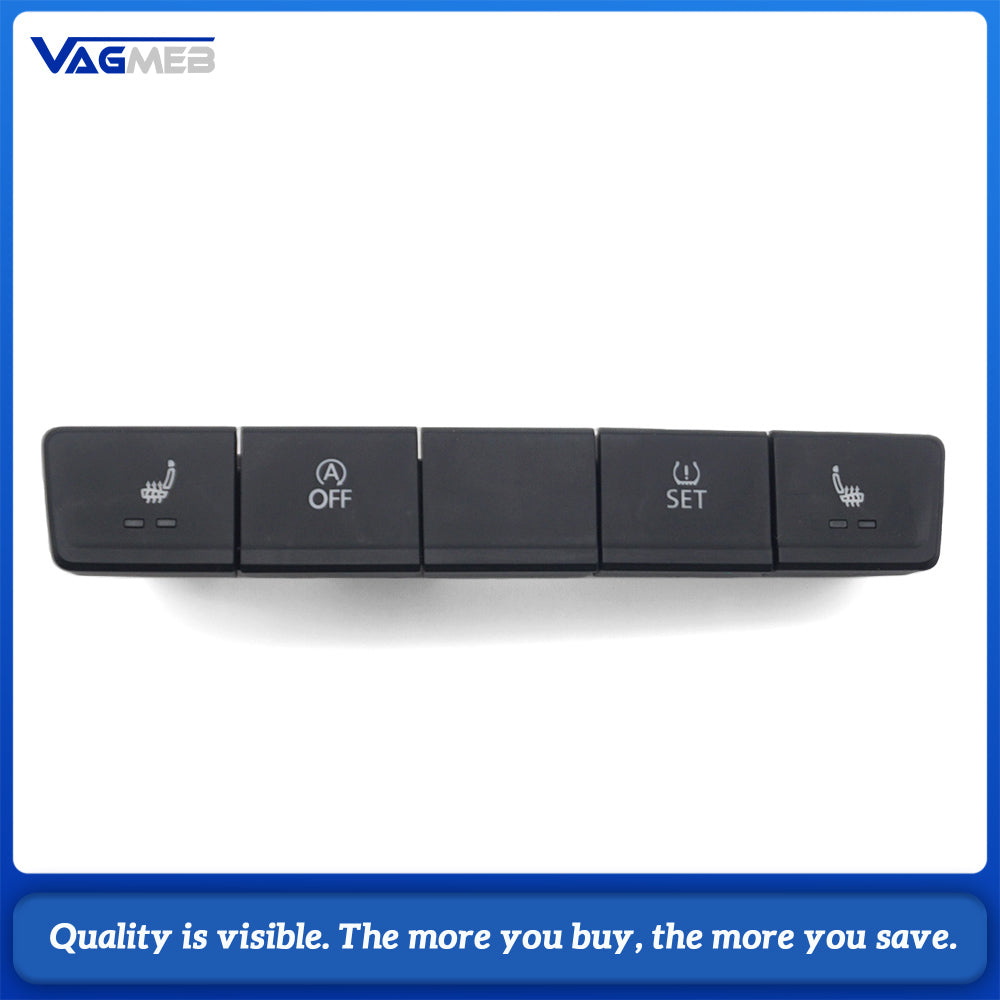 For VW Jetta Santana Center Console ESP Traction Control Tire Pressure Reset Button Module 34D 927 132