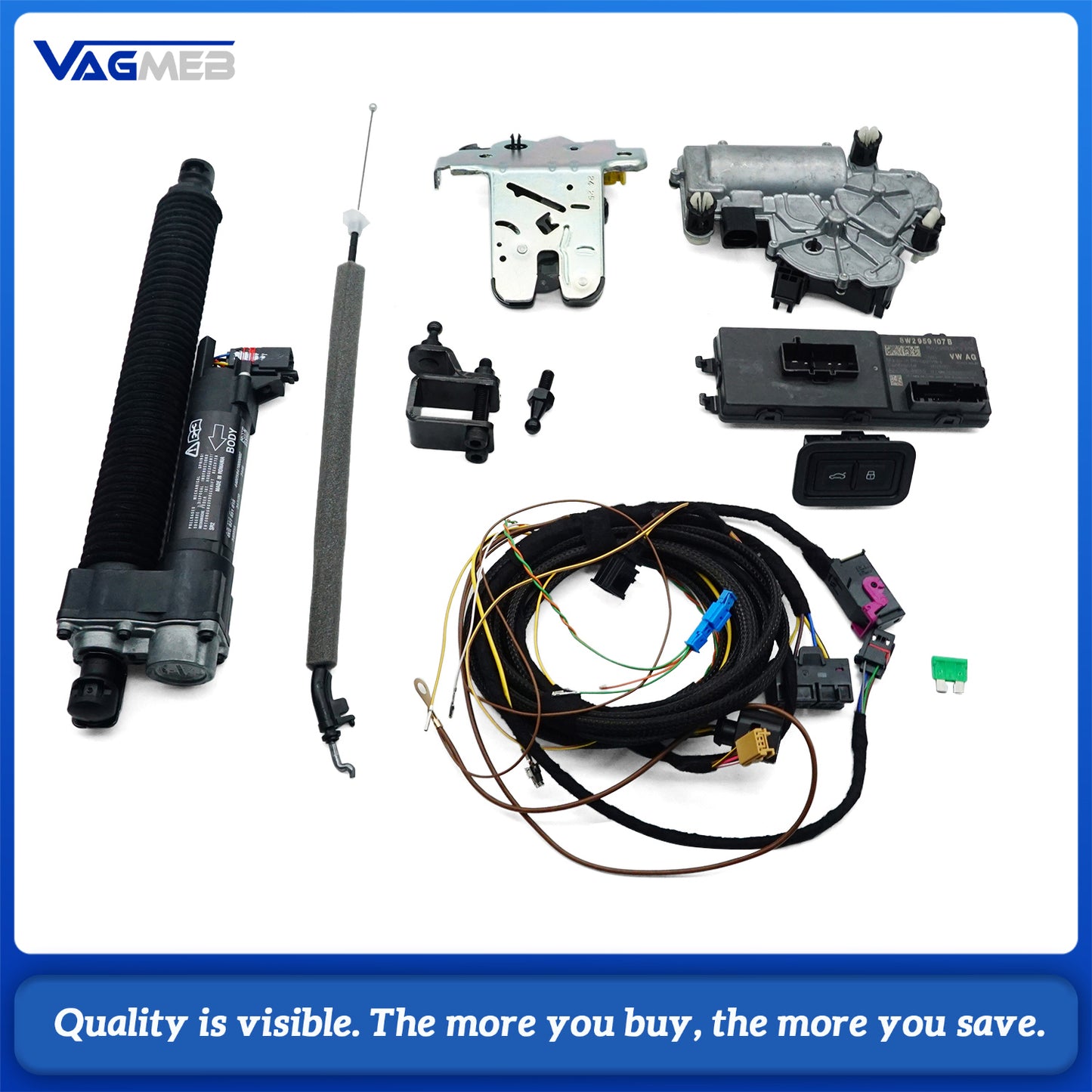 For Audi A4B9 sedan Power tailgate Tow Bar Electrics Kit Install Update KIT