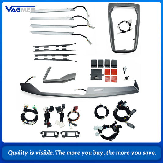 For Audi A3 8Y S3 RGB Atmosphere lights door contour lights instrument panel contour lights Full vehicle multi-color ambient lighting