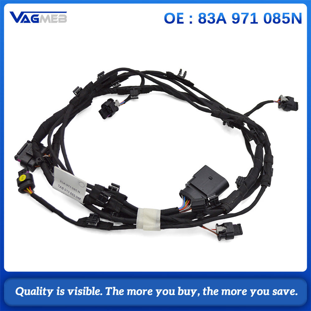 83A971085N PDC Parking Aid Wire Harness 4PCS For Audi Q3 F3 Front Bumper 83A 971 085 N
