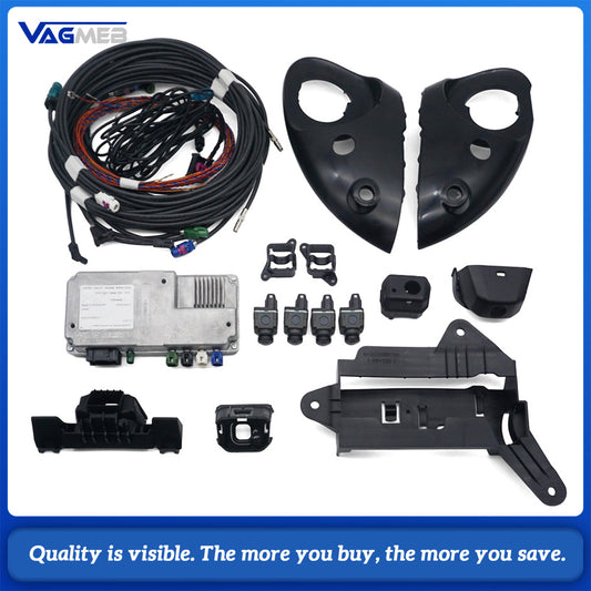 For Porsche Macan  2023  360° Panoramic Bird View Surround Camera System Full Kit, Car Parking Surround View Camera Retrofit Upgrade
