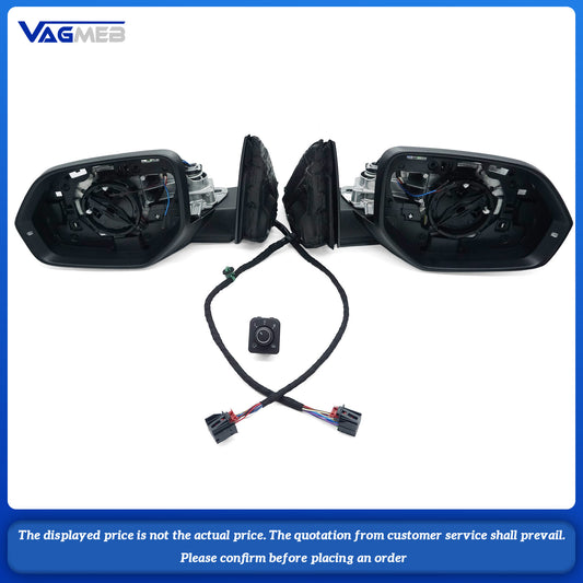 For the 2017 VW Atlas electrically folding rearview mirror half assembly