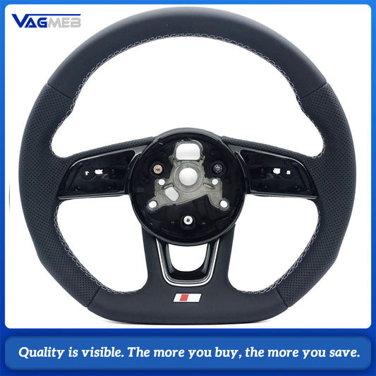 For Audi A4 B9  leather perforated steering wheel