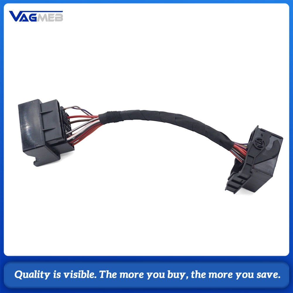 Car MQB to PQ Radio Adapter Wiring Harness MIB Head Unit Convert Cable Plug and Play Retrofit Harness