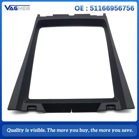 For BMW X5 E70 X6 E71 2006-2014 New 51166956756 Front Center Console Panel Cover Decorative Panel Bezel black car accessories