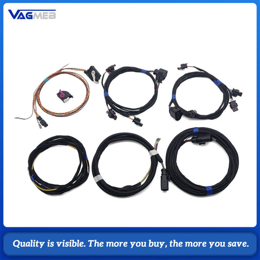 Skoda Octavia Pro MK4 No Radar To 8 Front Rear PDC Sensor Plug & Play Conversion Loom