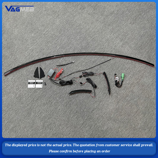 Led Car Through Tail Light Middle Lamp Car Decorate Cross Lamp Through Truck Light