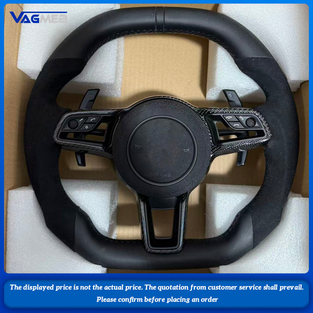 Steering Wheel For Porsche Cayenne Macan Boxster Cayman Taycan 718 911
