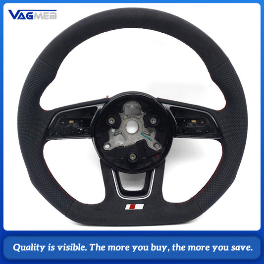 For Audi A4 B9 Automatic Sport Style Leather steering wheel car accessories