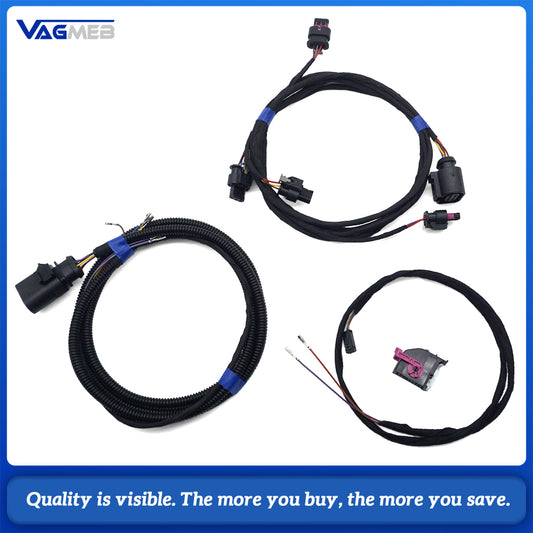 4‑Sensor To 8‑Sensor PDC Upgrade Wiring Harness For VW Tiguan MK2 MQB OPS Parking Assist Retrofit Plug‑and‑Play Cable