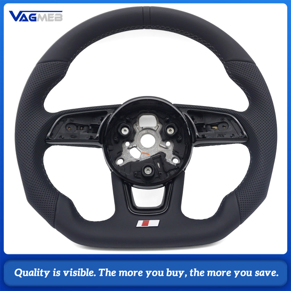 Sports Style Car Steering Wheel Suitable For Audi A4 B9  Leather Steering Wheel Car Accessories