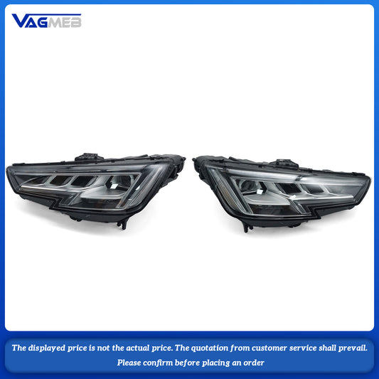 High-End LED Headlights Lighting System Auto Parts For Audi A4B9 2016 New Condition High Beam Automatic Lighting