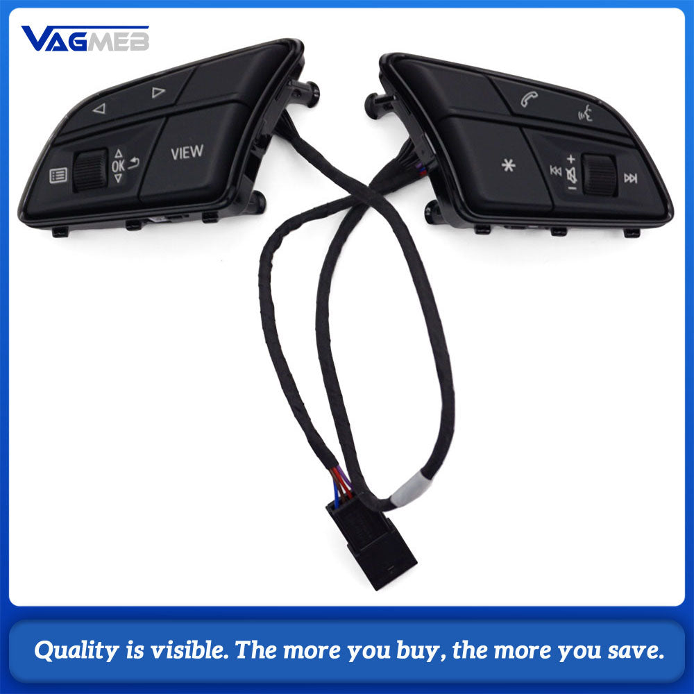 Steering wheel buttons, multifunction switches, steering wheel accessories, and automotive parts for Audi A4 B9