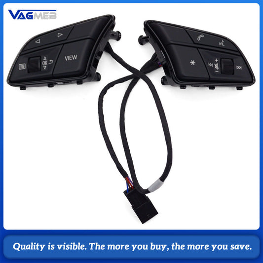 Steering wheel buttons, multifunction switches, steering wheel accessories, and automotive parts for Audi A4 B9