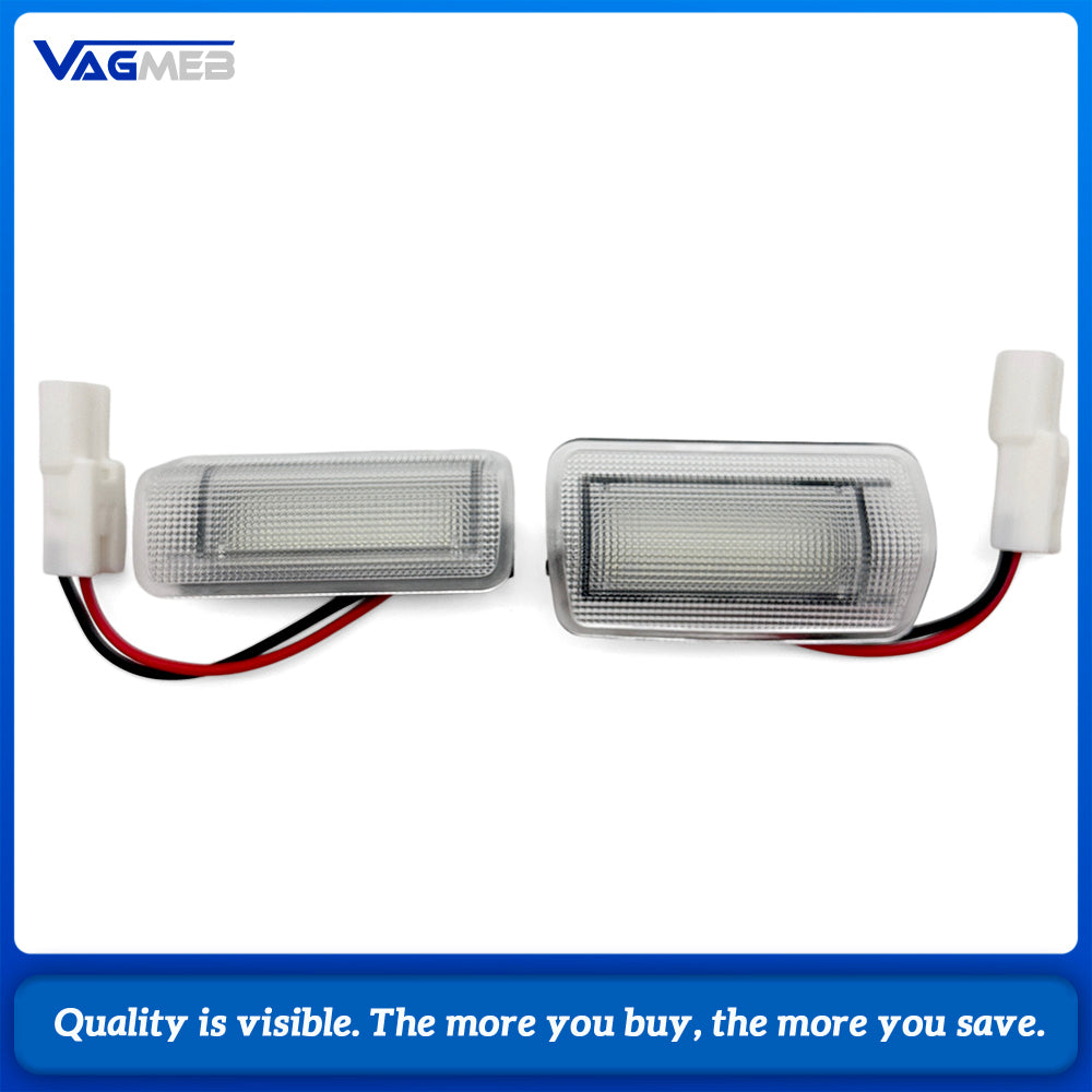 Car LED Foot Well Light Pair Interior Atmosphere Foot Lamp Replacement For Toyota Corolla RAV4 Camry Highlander